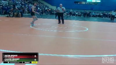 3 - 113 lbs Champ. Round 1 - Jacob Spence, Lord Botetourt vs Cooper Brandt, Wilson Memorial HS