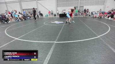 132 lbs 4th Wrestleback (16 Team) - Carson Ochs, Kansas Blue vs Camren French, Florida