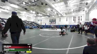 190 lbs Quarterfinal - Teagan Moise, Camarillo vs Iris Rivas, La Cañada