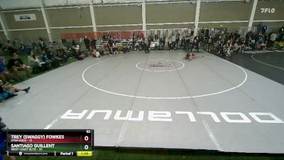 92 lbs Round 2 (4 Team) - Santiago Guillent, West Coast Elite vs Trey (Swaggy) Fowkes, Utah Gold