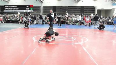 81 lbs Rr Rnd 5 - Hunter Gravel, Smitty's Barn Black - ESC vs Maxwell Wright, Hammers- ESC