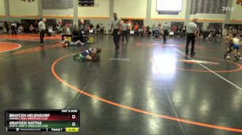 PW-10 lbs Semifinal - Braycen Neuendorf, Waverly Area Wrestling Club vs Grayden Gattas, North Liberty Wrestling Club