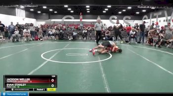 129 lbs Round 1 (8 Team) - Jackson Weller, Aggression Legionaries vs Evan Stanley, POWA (CO)