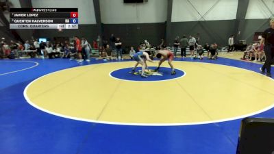 138 lbs Cons. Quarters - Javier Lopez vs Quenten Halverson, Interior Grappling Academy