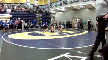 110 lbs. Quarterfinal - Jaden Breeden, Liberty vs Hannah Henderson, Lafayette (Wildwood)