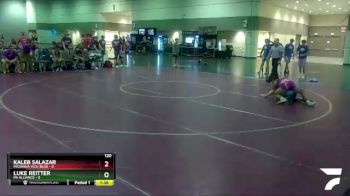 120 lbs Round 1 (6 Team) - Kaleb Salazar, Michiana Vice-Blue vs Luke Reitter, PA Alliance