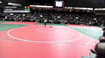 70 lbs Champ. Round 1 - Luke Onk, AUR1 vs Austyn Wilson, DONA