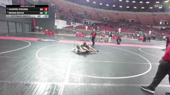 150 lbs 1st Place Match - Nevan Doyle, Askren Wrestling Academy vs Cooper Steudel, Hortonville