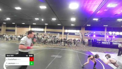 66 lbs Quarterfinal - Joshua Gustafson, NM Outlawz vs Talon Jackson, Gold Rush Wr Ac