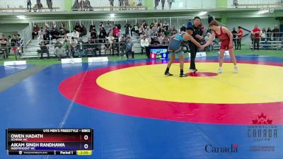 68kg Champ. Round 1 - Owen Hadath, Schewa WC vs Aikam Singh Randhawa, Independent WC