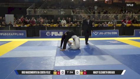 Macy Elizabeth Breaux vs Iris Nascimento Da Costa Feliz 2025 Pan Jiu Jitsu IBJJF Championship