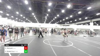 90 lbs Semifinal - Eli Marquez, Savage House WC vs Cato Rickel Cruz, Team Aggression