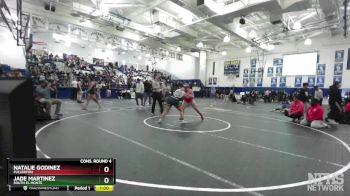 170 lbs Cons. Round 4 - Natalie Godinez, Fullerton vs Jade Martinez, South El Monte