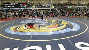 114 lbs Semifinal - Brooke Lightfoot, Tewksbury vs Noah Edwards, Duxbury