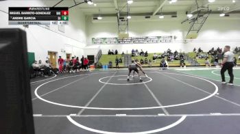 133 lbs Quarterfinal - Andre Garcia, Santa Ana vs Miguel Barreto-Gonzalez, Bakersfield College