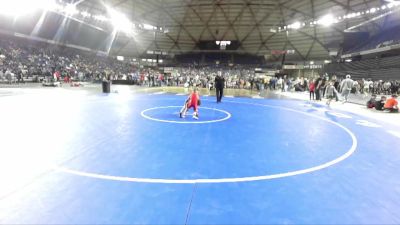 43 lbs Cons. Round 2 - Coen Stemhagen, Cherry Creek Wrestling Club vs Hayden Baumgart, Shelton Wrestling Club