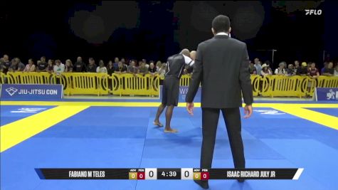 Isaac Richard July Jr vs Fabiano M Teles 2025 Pan IBJJF Jiu-Jitsu No-Gi Championship
