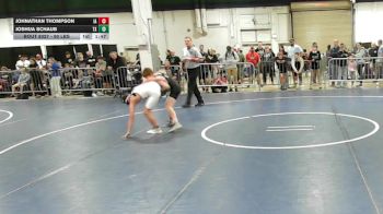 90 lbs Round Of 64 - Johnathan Thompson, IA vs Joshua Schaub, TX
