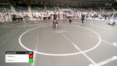 58 lbs Consi Of 8 #2 - Cooper Beene, Tulsa Blue T Panthers vs Riot Smith, Cleveland Take Down Club
