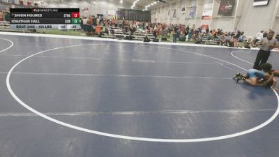 100 lbs Cons. Quarters - Jonathan Hall, Gulf Coast Wrestling vs Shion Holmes, STL Warrior