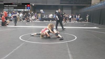 110 lbs Cons. Semi - Cyndi Buchannan, Unattached vs Holly Eason, Unattached