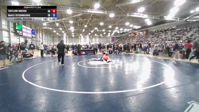 U20 Women - 62 lbs Cons. Round 1 - Taylor Miess, CO vs Maci Stemmons, CA