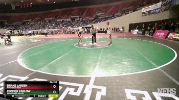 5A-120 lbs Cons. Round 2 - Drake Larsen, Mountain View vs Conner Farlow, Hood River Valley