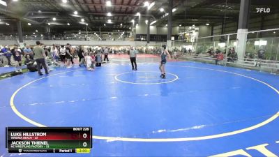 95 lbs Cons. Round 2 - Luke Hillstrom, Virginia Beach vs Jackson Thienel, NC Wrestling Factory