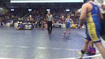 90 lbs Consy 2 - Isaak King, Fort LeBoeuf vs Dominick Niebling, Iroquois