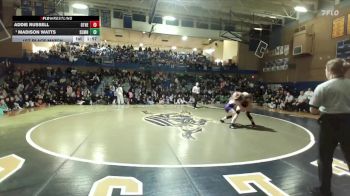 140lbs 1st Place Match - Madison Watts, Sumner (Girls) vs Addie Russell, Othello (Girls)