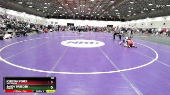 105 lbs Semifinal - Sandy Breeden, Liberty vs Kyrstan Perez, Westmoore