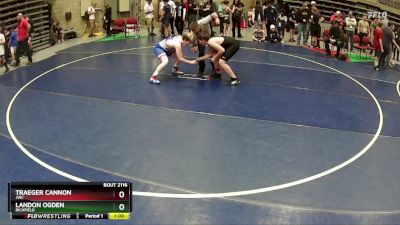 145 lbs Champ. Round 1 - Landon Ogden, Richfield vs Traeger Cannon, JWC