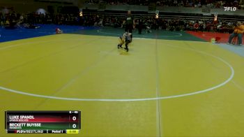 45 lbs Semifinal - Beckett Buysse, Minneota vs Luke Spandl, LPGE/B Wolves