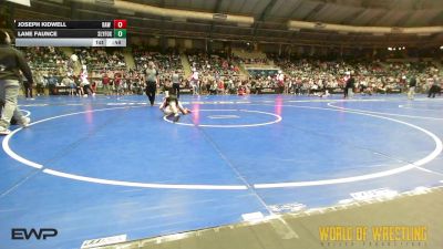 80 lbs Consi Of 16 #1 - Joseph Kidwell, RAW Wrestling Club vs Lane Faunce, SlyFox Wrestling Academy