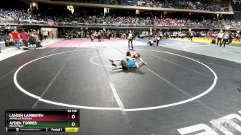 5A 150 lbs Champ. Round 1 - Ayden Torres, Midlothian vs Landin Lamberth, Amarillo Tascosa