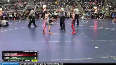 65 lbs 5th Place Match - Lane Lecolst, Nebraska Wrestling Academy vs Chaz Collins, Greater Heights Wrestling-AAA