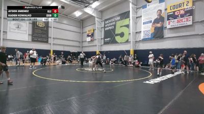 136 lbs Consi Of 8 #2 - Ayden Jimenez, Allentown vs Kaden Kowalko, Crum Lynne