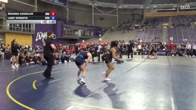 117 lbs Placement Matches (16 Team) - Brianna Gonzalez, Iowa vs Libby Roberts, Grand Valley State