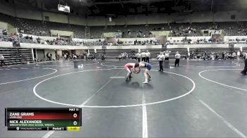 160 lbs Cons. Semi - Zane Grams, Lakeland vs Nick Alexander, Wrightstown High School Wrestl