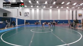 155 lbs Champ. Round 2 - Jess Lagunes, Lenape Valley Reg vs Ava Lightsey, William Penn Charter