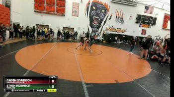 145A Round 2 - Ethen Dickinson, Worland vs Caiden Sorenson, Greybull/Riverside