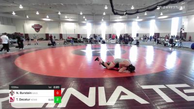 Timothy Decatur 133 lbs Consi Of 8 #2 - Noah Burstein, Davidson vs Timothy Decatur ...