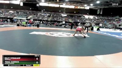 107 lbs Cons. Round 1 - Tessa Garrick, Baker/Powder vs Riley Stenkamp, Redmond