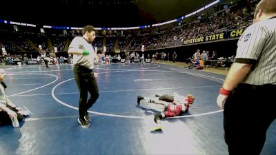 65 lbs Round Of 32 - Charlie Krug, Cambria Heights vs Blake Proctor, Norwin