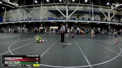 56 lbs Finals (2 Team) - Bentley Miller, Ragin Raisins Catawba vs Zayden Peterson, U2 Uprising Blue