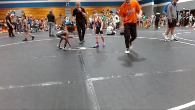 50 lbs 3rd Place Match - Masai Oliver, Summerville Take Down vs Jeremiah McBee, James Island Youth Wrestling