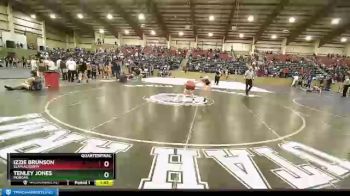 100 lbs Quarterfinal - Tenley Jones, Morgan vs Izzie Brunson, Slam Academy