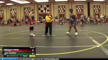 Round 1 - Nicholas Caggia, Unattached vs John Iglesias, BBW