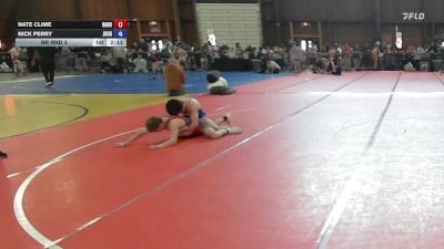 120B lbs Rr Rnd 3 - Nate Clime, Hanover Area vs Nick Perry, Journeymen