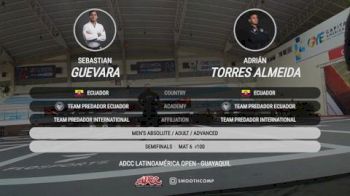 Sebastian Guevara vs Adrián Torres Almeida 2026 ADCC Ecuador Open